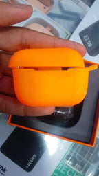 Pro 2 Wireless Earbuds with Orange Protective Silicon Case – True Wireless Bluetooth Earphones