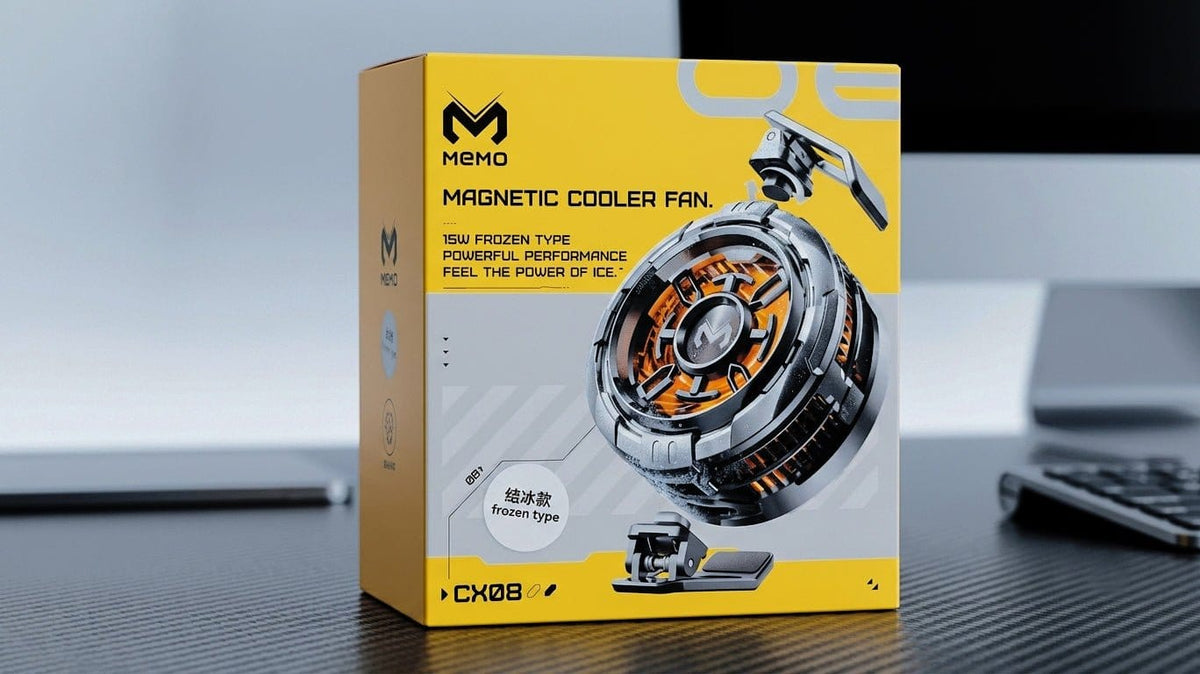 Buy MEMO CX08 Pro Mobile Cooling Fan 25W Semiconductor Phone Cooler – Fast Cooling Gaming Radiator for Android & iPhone ~ Magnetic Support () Online in Pakistan | iPointZone