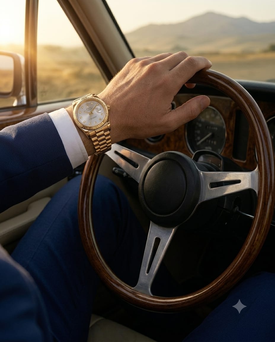 Buy Rolex Style Silver Stainless Steel Luxury Watch for Men () Online in Pakistan | iPointZone